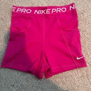 pink nike pros